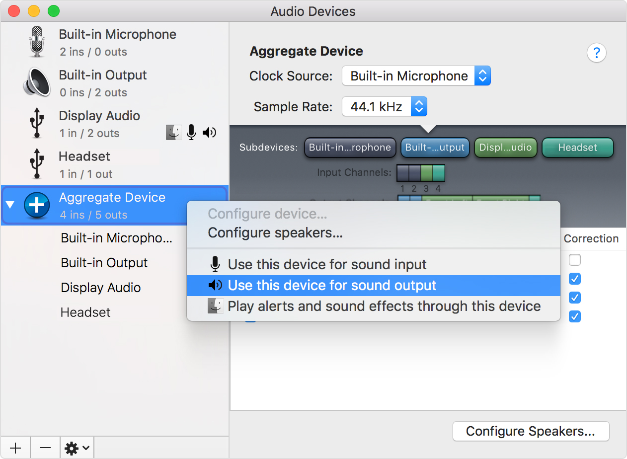 how to record mac audio input in itunes on high sierra